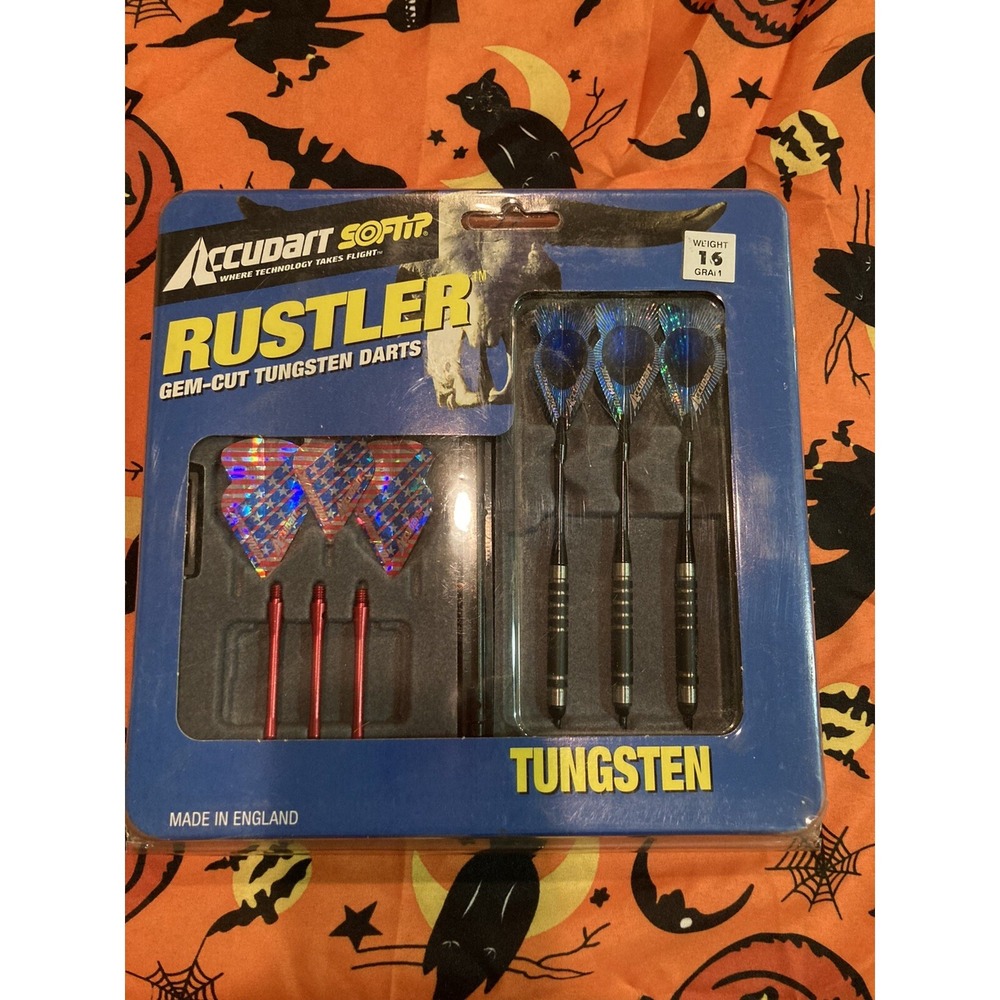 NEW ACCUDART SOFTIP RUSTLER GEM CUT TUNGSTEN DARTS